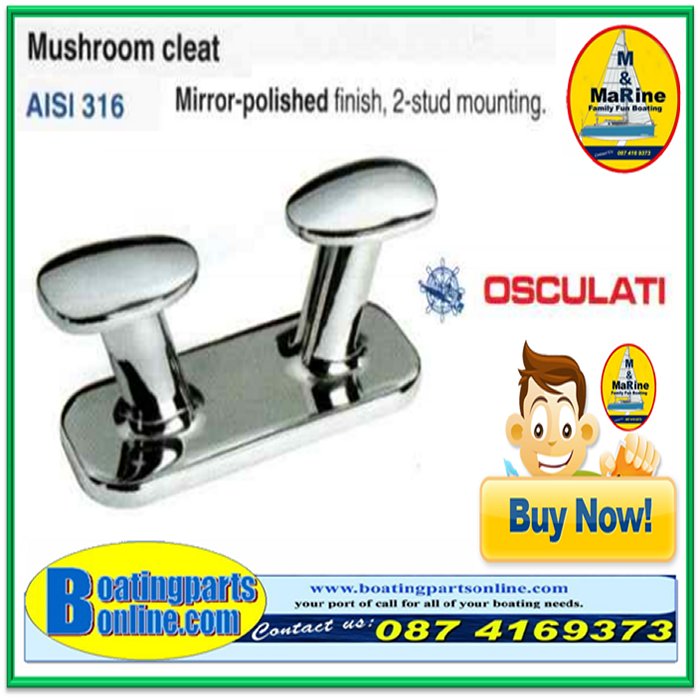 Mushroom-shape bollar AISI316 380 mm 240044017345 