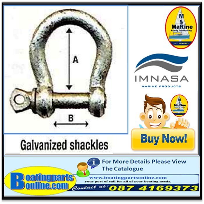SHACKLE BOW GALVANIZED 16mm J415120250519